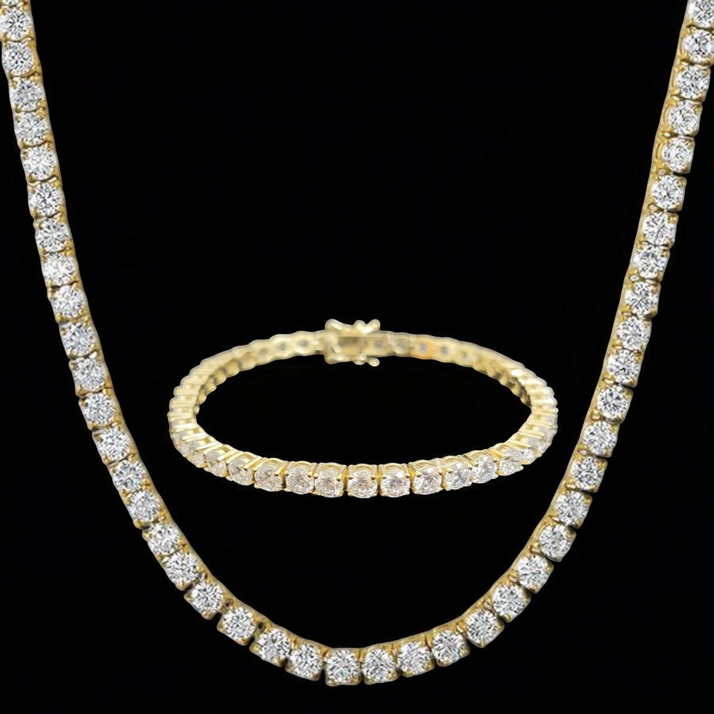 BS-002 4mm 925 Sterling Silver Tennis Bracelet