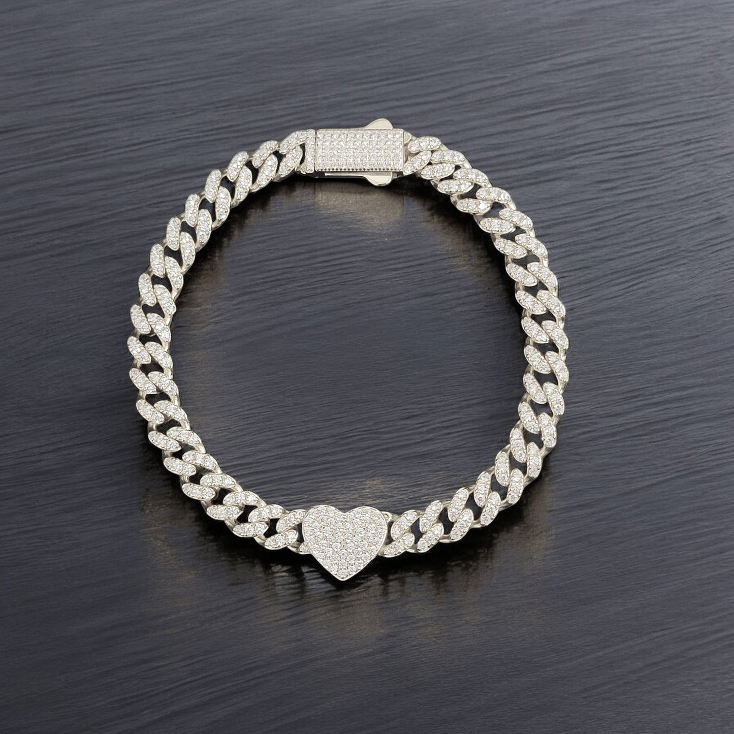 BS-013 925 Sterling Silver Cuban Bracelet