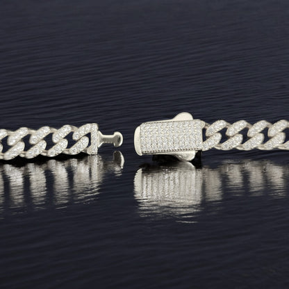 BS-013 925 Sterling Silver Cuban Bracelet