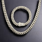 CBS-005 8mm 925 Sterling Silver Cuban Chain